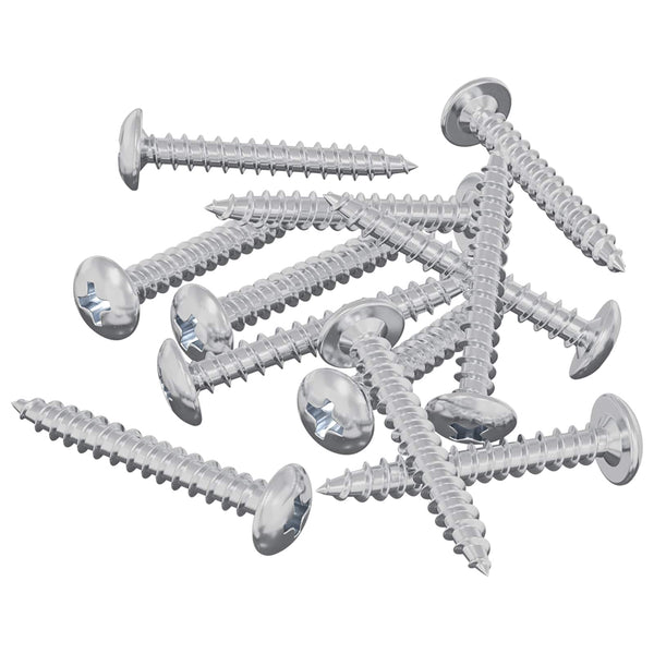 Holzschrauben Set, 8451 Stk, Silber Stahl