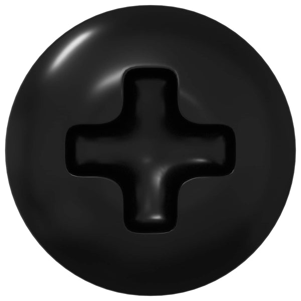Hülsen Schrauben M4 x 10 mm, 12 Stk, Schwarz