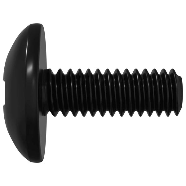 Hülsen Schrauben M4 x 10 mm, 12 Stk, Schwarz