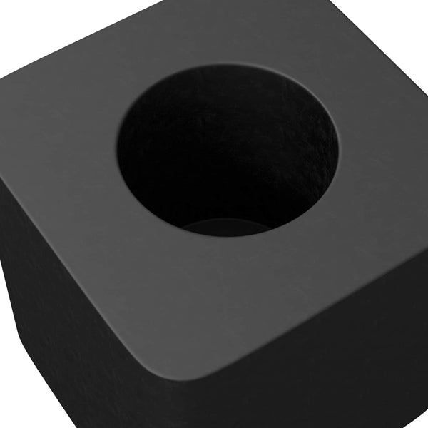 Schubladenhalter Schwarz 15mm - 12er Pack