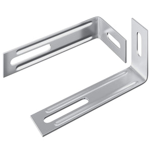 Anti-Kipp Halterung, 2er Set, Silber
