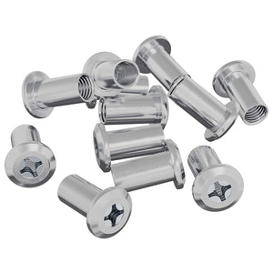 vidaXL Contre-écrou 2857 pcs Acier nickelé