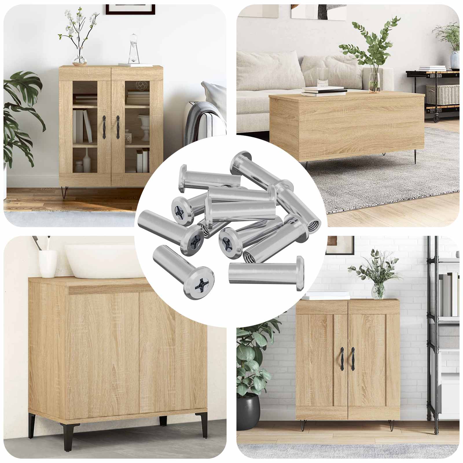 Sicherungsmuttern Set, 2857 Stk