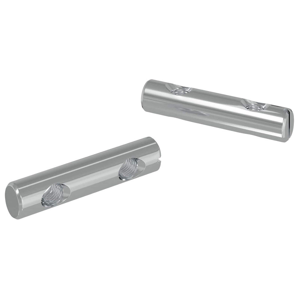 vidaXL Écrou 2 pcs Zingué 60 x 12 mm Fer