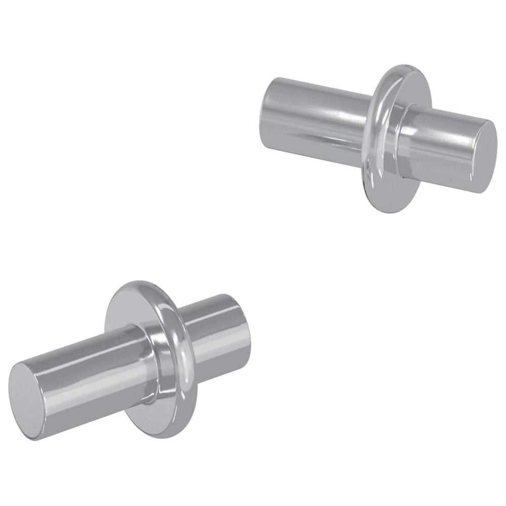 Regalstecker Stahl Silber 2er-Set