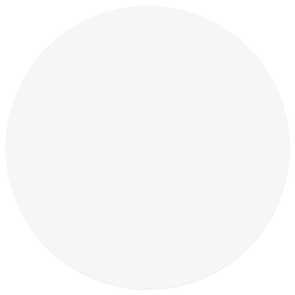vidaXL Autocollants 12 pcs Blanc Ø 20 x 0,5 mm Papier