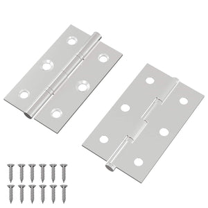 Stahl Scharnier Silber 2 Stk. 58x35x1mm