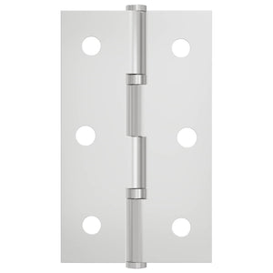 Stahl Scharnier Silber 2 Stk. 58x35x1mm