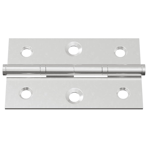 Stahl Scharnier Silber 2 Stk. 58x35x1mm
