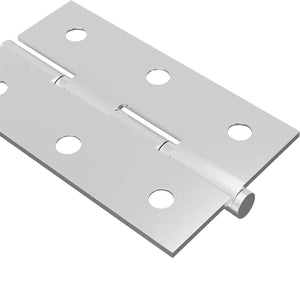Scharnier Uni 12er-Set Silber Stahl