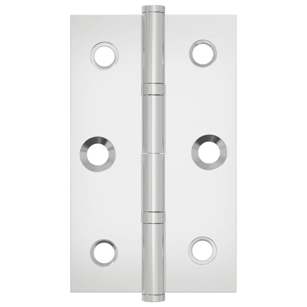 Scharnier Uni 12er-Set Silber Stahl