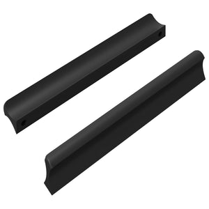 Schwarze Aluminium Griffe, 2 Stk.