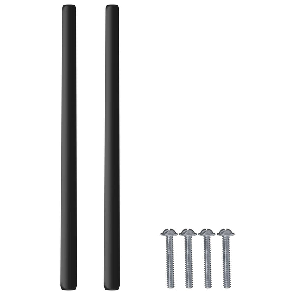Schwarze Aluminium Griffe, 2 Stk.