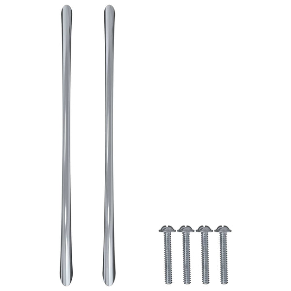 Edelstahl Griffe, 12er-Set, Silber