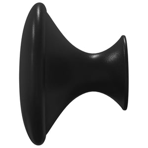 Schwarze Möbelgriffe Aluminium Ø30mm - 12er Set
