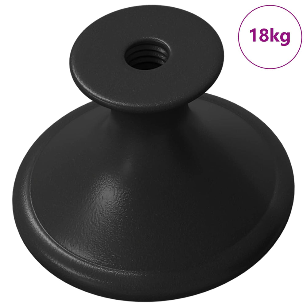 Schwarze Möbelgriffe, Ø30mm, 1461 Stk.
