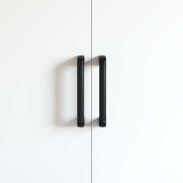 Schwarze Möbelgriffe, 12er-Set, 380mm
