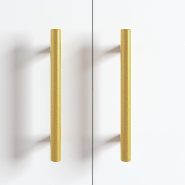 Schrankgriff Gold Edelstahl 150mm - 12er Set