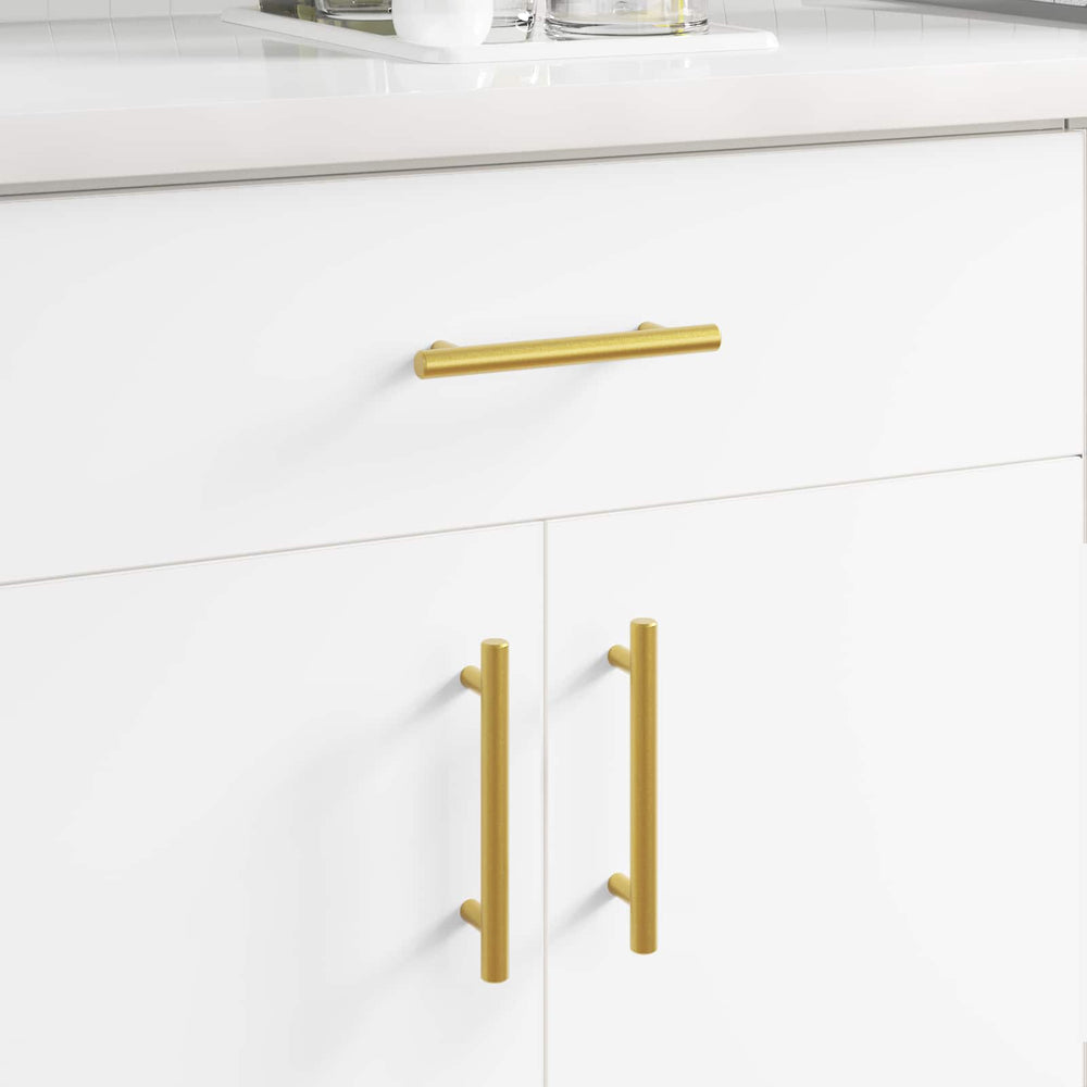 Schrankgriff Gold Edelstahl 150mm - 12er Set