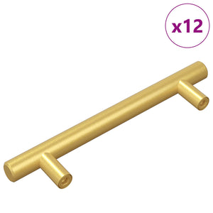 Schrankgriff Gold Edelstahl 150mm - 12er Set