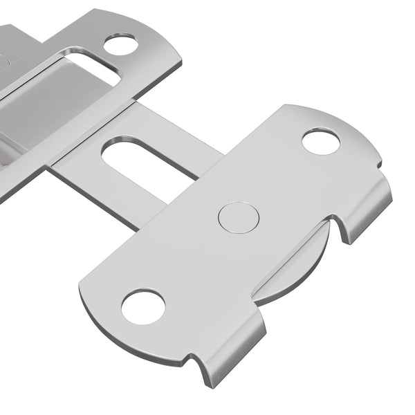 Türverschluss Silber 70 mm, 12er-Set