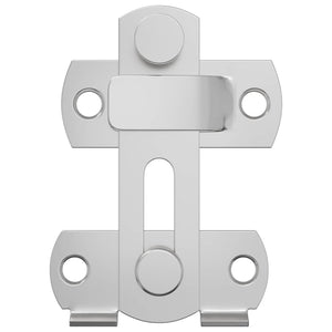 Türverschluss Silber 70 mm, 12er-Set