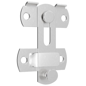 Türverschluss Silber 70x8 mm Stahl, 423 Teile