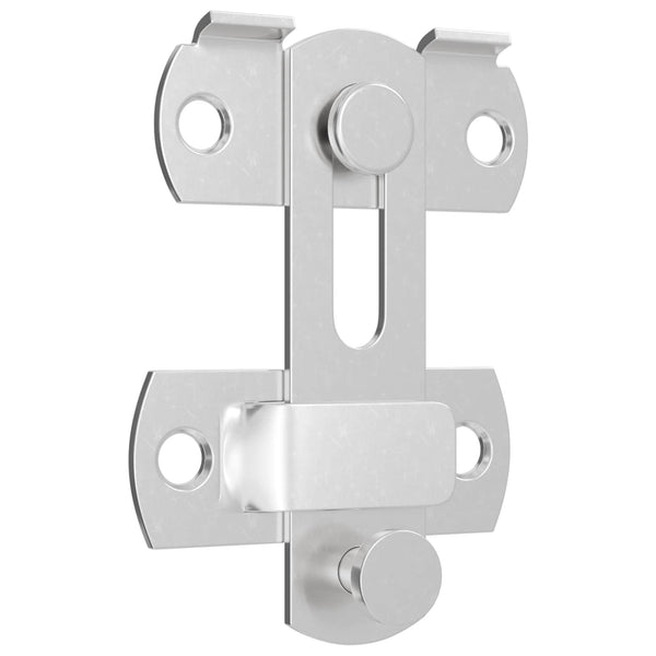 Türverschluss Silber 70x8 mm Stahl, 423 Teile