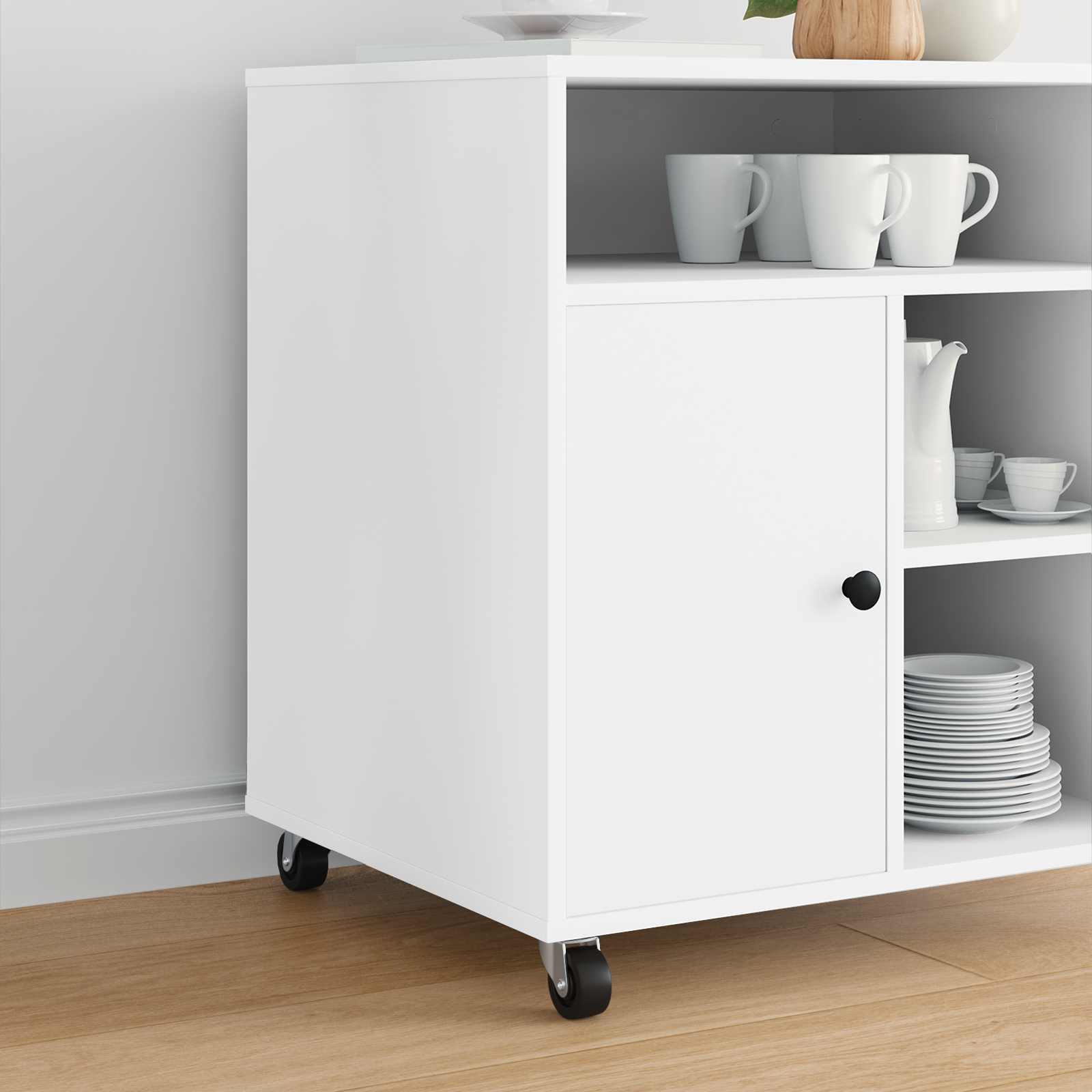 Drehrolle 2er Set Silber