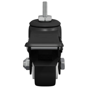 Rollen Schwarz M6 x 37 mm, 2er-Set