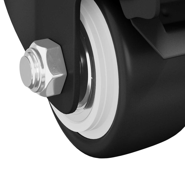 Rollen M6 x 37 mm Schwarz, 12 Stk.