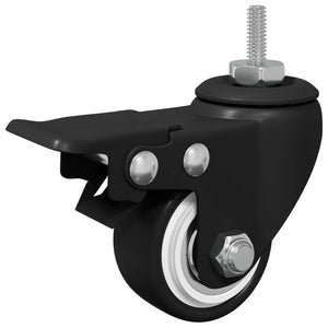 Rollen M6 x 37 mm Schwarz, 12 Stk.