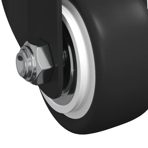 Drehrollen 12er Set, Schwarz, 40,4 mm