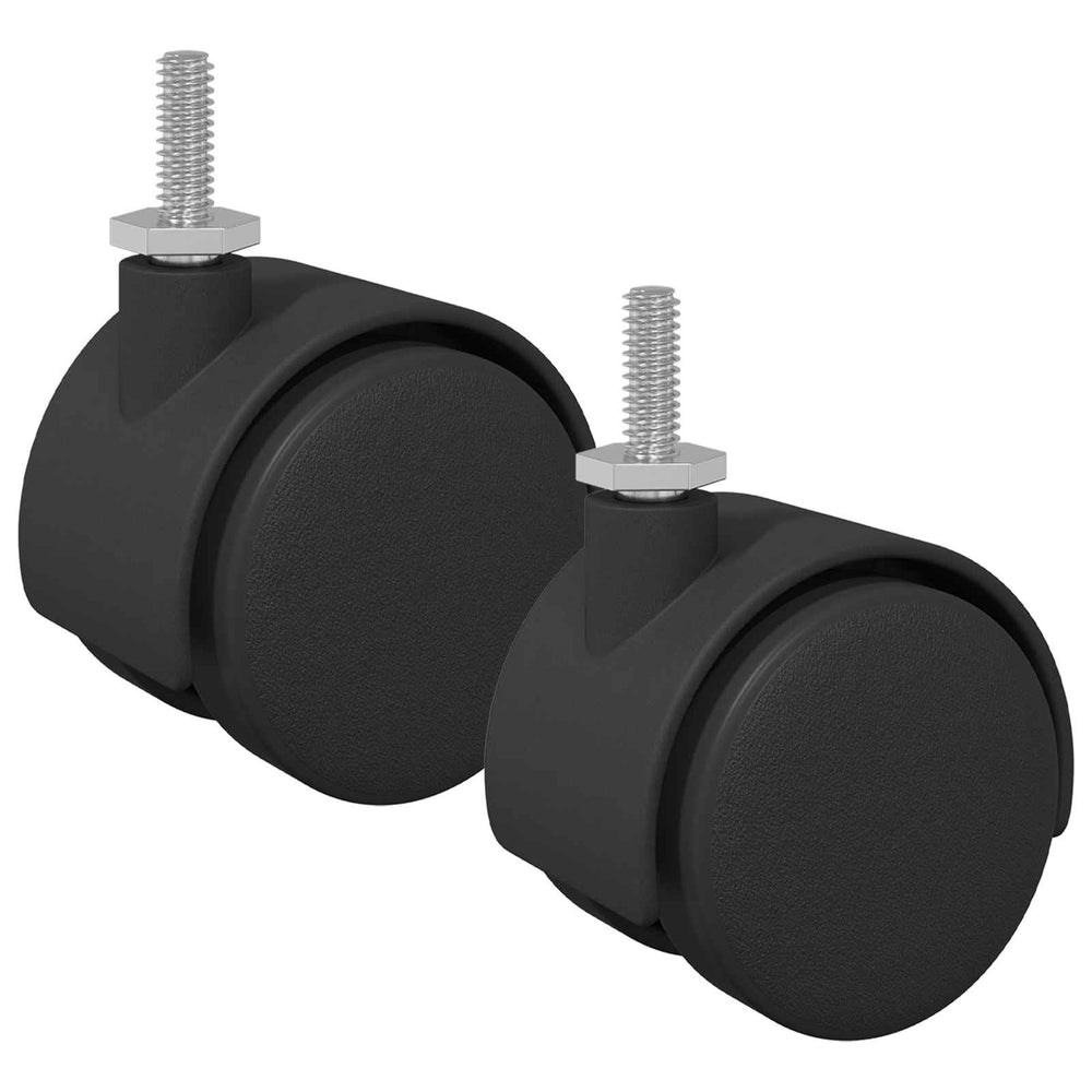 Rollen Schwarz 2 Stk. 40,1x37,8mm