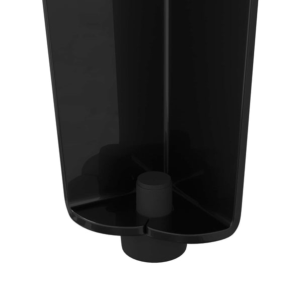 vidaXL Pieds de meuble 2 pcs Noir 54,1 x 54,1 x 100 mm Fer