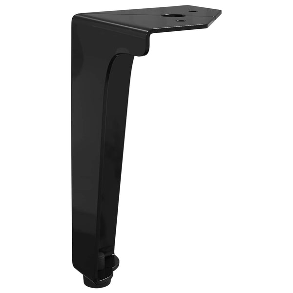 Möbelbeine Eisen Schwarz 100mm 12er-Set