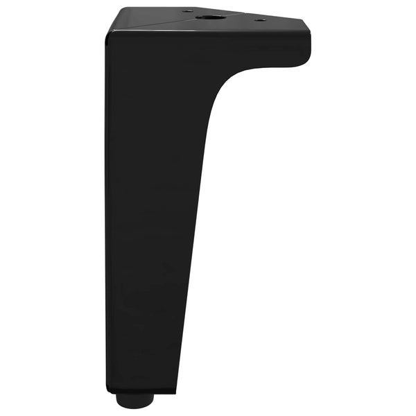 Möbelbeine Eisen Schwarz 100mm 12er-Set