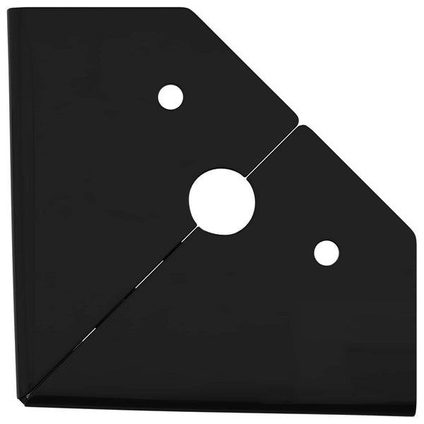 Möbelbeine Eisen Schwarz 100mm 12er-Set
