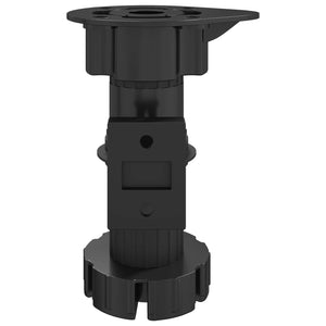 Verstellbare Möbelbeine Schwarz 128mm (12er-Set)