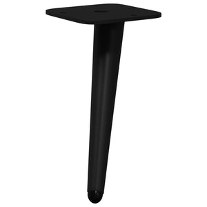 Schwarze Standfüße Eisen 2er Set