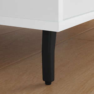 Standfüße Schwarz 40x40x100mm, 2er Set