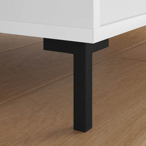 Standfüße Schwarz 57x57x100mm, 2er Set