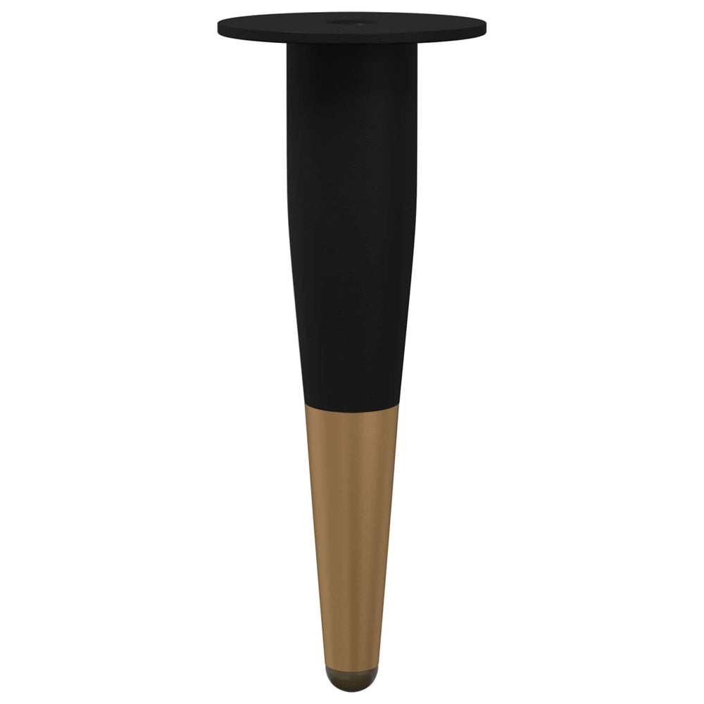 Möbelbeine Schwarz Gold 98mm, 2er Set