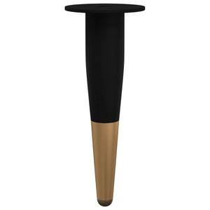 Möbelbeine Schwarz Gold 98mm, 2er Set