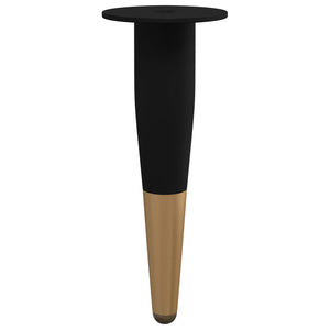 Möbelbeine Schwarz Gold 98mm, 2er Set