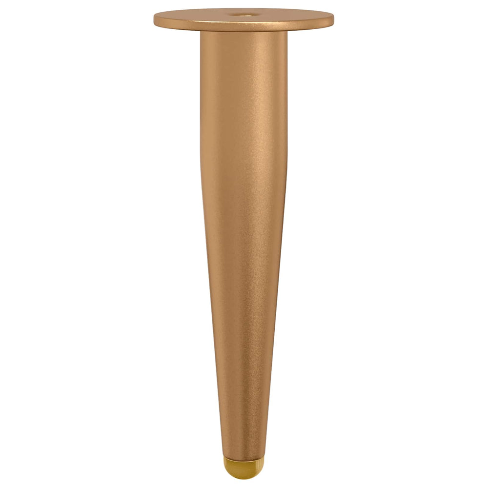 vidaXL Support Feet 2 pcs Gold 98 x 40 mm Iron