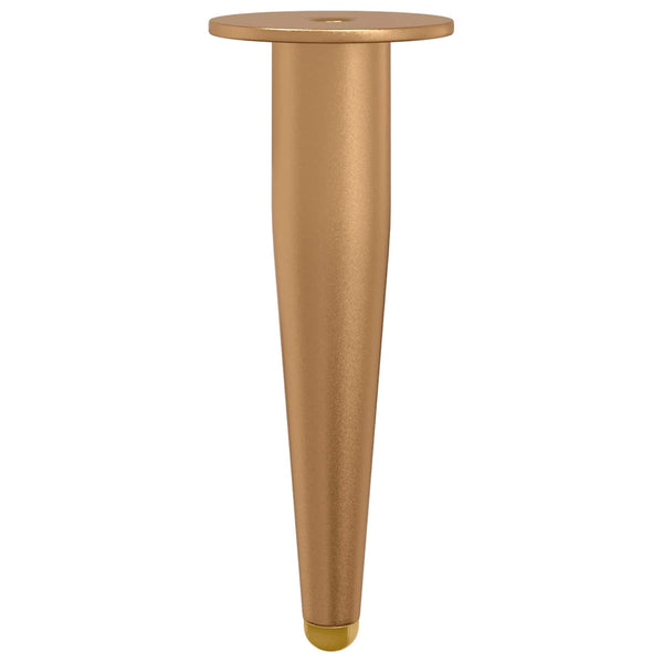 Goldene Möbelfüße aus Eisen, 2er Set