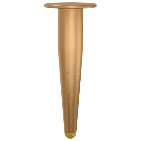 Goldene Möbelfüße aus Eisen, 2er Set
