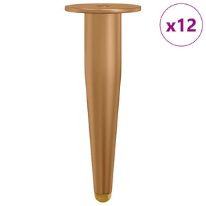 Goldene Möbelfüße, 12er Set