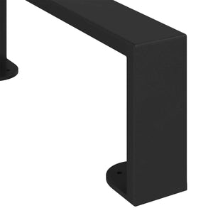 Möbelbeine Eisen Schwarz 12er-Set